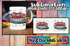 Timeless beauty 11oz 15oz sublimation wrap, Patriotic Product Image 1