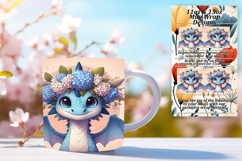 CUSTOM 11oz Mug Wrap PNG Artwork , Dragon Product Image 1