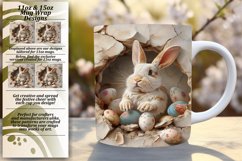 Easter Bunny 3D Mug Sublimation, Spring Wonder Product Image 1