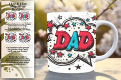 Radiant Dad Mug Wrap - 11oz Product Image 1