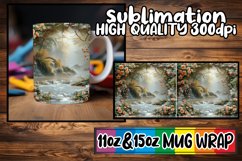 Scenic Retreat: 3D Mug Wrap Sublimation 15oz Product Image 1