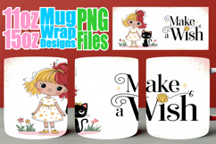 Vibrant joy 11oz 15oz sublimation wrap, Birthday Girl Product Image 1