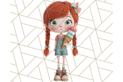 Summer Days Clipart, Whimsical Kids PNG Graphics Product Image 2