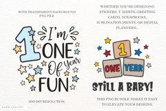 1st Birthday Sublimation PNG Bundle Product Image 2