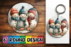 Holiday Gingerbread Wrap Keychain Mug Sublimation Art Product Image 1