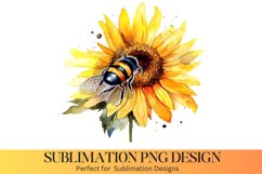 Sunflower Sublimation Clipart PNG Design Product Image 1