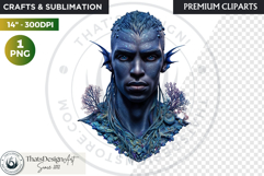 Deep Sea Fantasy Clipart PNG, Mermaid, ocean mythology Product Image 1