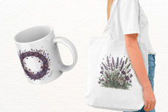 Summer Lavender Meadow Clipart Product Image 3