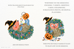 Halloween Hedgehog Clipart Product Image 2