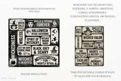 Trick or Treat Signage Clipart Product Image 2