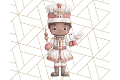 Nutcracker Clipart, Festive Holiday Toy Soldier PNG Art Product Image 2