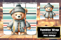 FRESH PNG for 20oz Tumbler Design , Teddy Bear Product Image 1