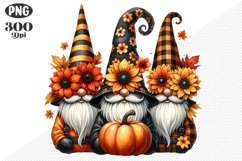 Halloween Gnomes Sublimation - Clipart PNG Design Product Image 1