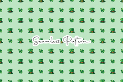 St Patrick Seamless Pattern Bundle - Leprechaun &amp; Clovers Product Image 7
