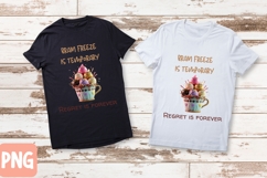 Funny Ice Cream Sublimation Bundle |PNG Designs for T-shirts Product Image 18