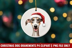 Breeds Of Christmas Dog Ornaments Clipart PNG Product Image 1