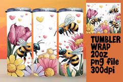 Bespoke 20oz Tumbler Artwork , Bee Product Image 1