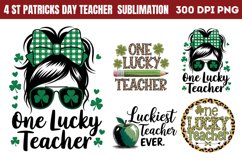 St Patricks Day Teacher Sublimation PNG Product Image 1
