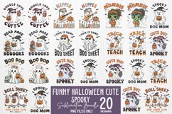 Funny Halloween Bundle Cute Spooky, Funny Halloween Sublimat Product Image 1