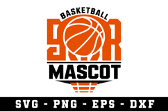 Basketball Mascot Svg |Basketball SVG Cut files | Cricut Product Image 1