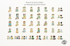 Spring Cats Clipart Product Image 3