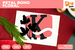 Petal Boho Floral Monogram Product Image 1