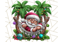 Summer Christmas Clipart PNG, Tropical Holiday Art Clip Art Product Image 2