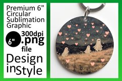 Charming Valentine's Keychain Art Product Image 1