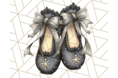 Dark Nutcracker Clipart Gothic Holiday Ballet PNG, Christmas Product Image 2
