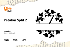 Petalyn Split Monogram Product Image 1