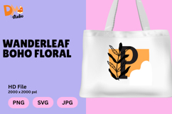 Wanderleaf Boho Floral Monogram Product Image 1