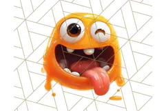 Slime Monster Clipart, Colorful Goo Graphics Png Product Image 2