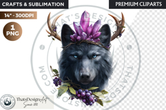 Watercolor Mystic Wols Fantasy Clipart PNG Graphics Product Image 1