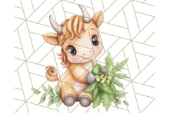 Woodland Nursery Baby Animals And Fantasy Forest PNG Clipart Product Image 2
