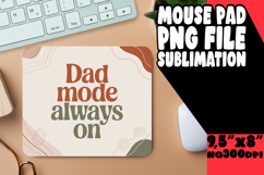JOYFUL DESK PAD SUBLIMATION ART, Father's Day Product Image 1