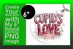 Lovely Round Design for Keychains , Valentines Product Image 1