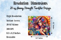 Just one more Chapter 20oz Tumbler Wrap Sublimation Product Image 2