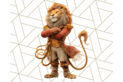 Autumn Circus Performers Clipart Vintage Characters PNG Product Image 2