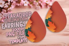 Stunning Gradient Teardrop Earrings for Creative Product Image 1