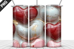 Valentines Love Skinny Tumbler PNG Wrap| Valentines Tumbler Product Image 3