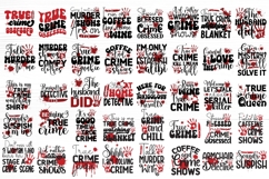 Big True Crime SVG bundle Product Image 2