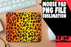 Abstract Gradient Leopard Mouse Pad PNG Product Image 1