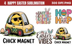 Happy Easter Sublimation PNG Product Image 1