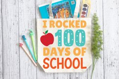 I Rocked 100 Days SVG, School SVG Design Product Image 3