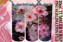 Sparkling Garden Glam Tumbler Wraps Product Image 1