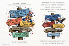 Patriotic Animals Signspots PNG Clipart Product Image 2