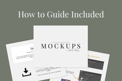 Neutral Nursery Wood Frame Mockup, Four Boho Frame Mockup 2 Product Image 3