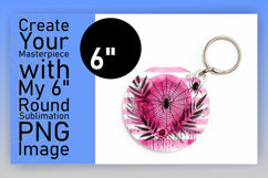 Trendy Keychain Round Design Artwork , Halloween Product Image 1