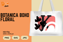 Botanica Boho Floral Monogram Product Image 1