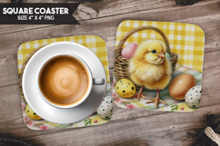 Holiday Themes Square Coaster Bundle, Festive Coaster PNG Product Image 16
